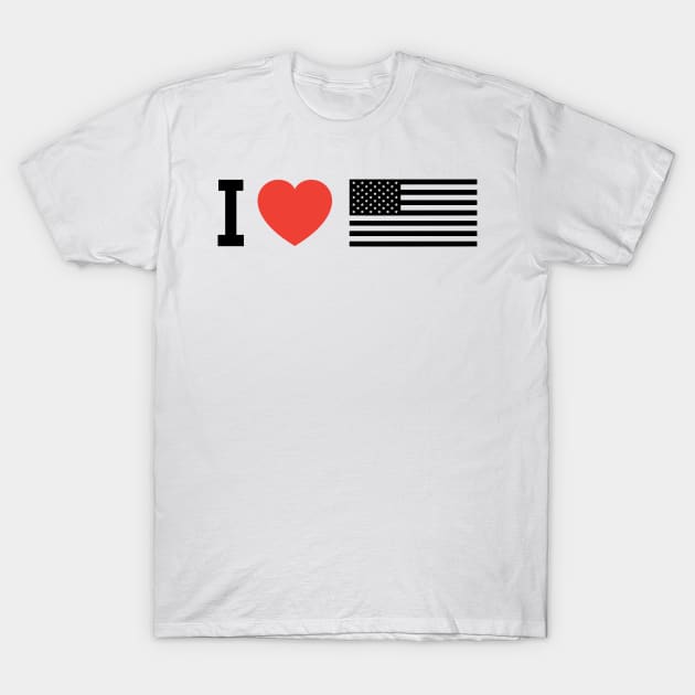 I love USA T-Shirt by JamesBennettBeta